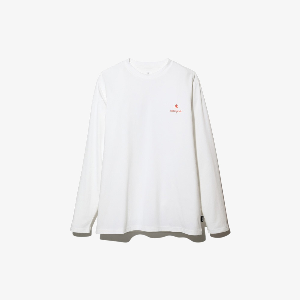 스노우피크 Sierra Cup L/S T shirt White (TS-22AU005)